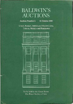 Baldwin's Auctions October 11,1995: Greek, Roman, British and World Coins, Tokens, Medals and Banknotes