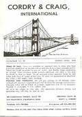 Cordry & Craig, International March - April 1975: Catalog #18
