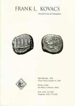 Frank L. Kovacs October 16,1998: Mail Bid Sale XIV