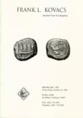 Frank L. Kovacs October 16,1998: Mail Bid Sale XIV