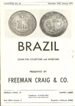 Freeman Craig & Co. December 1978 - January 1979: Catalog #45 - Brazil Coins for Collectors and Investors