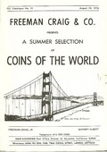 Freeman Craig & Co. August 10,1976: Catalog #31 - A Summer Selection of Coins of the World