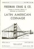 Freeman Craig & Co. October - November 1980: Catalog #55 - A Selection of Rare and Choice Latin American Coinage Featuring a Selection of Coinage from Potos� 1617-1825