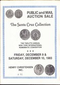 Henry Christensen December 9-10,1983: Public and Mail Auction Sale - The Santa Cruz Collection