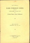 J. C. Morgenthau May 15,1941: Rare Foreign Coins from the Newcomer Collection and a United States Coin Collection