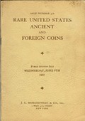 J. C. Morgenthau June 9,1937: Rare United States Ancient and Foreign Coins