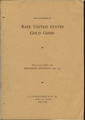 J. C. Morgenthau September 23,1936: Rare United States Gold Coins