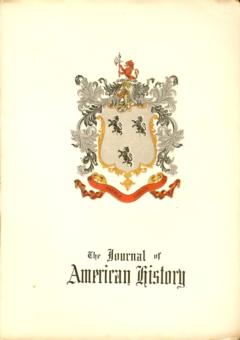 The Journal of American History Vol. 4, No. 1, 1910