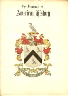 The Journal of American History Vol. 4, No. 4, 1910