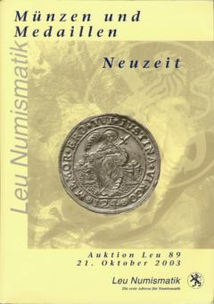 Leu Numismatics, Ltd. October 21,2003: Munzen und Medaillen Neuzeit
