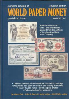 Standard Catalog of World Paper Money - Specialized Issues by Pick, Albert and Colin R. Bruce II Ed.