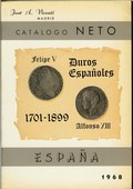 Catalogo de Duros Espa�oles 1701-1899 by Vicenti, Jose A.