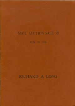 Richard A. Long June 20,1990: Mail Auction Sale 59