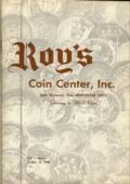 Roy's Coin Center, Inc. August 15,1968: Catalog Vol. 2, Issue 6