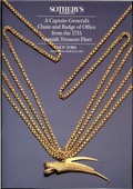 Sotheby's March 24,1993: A Captain-General's Chain and Badge of Office from the 1715 Spanish Treasure Fleet