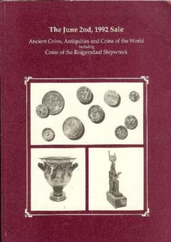 Superior Galleries June 2,1992: Ancient Coins, Antiquities and Coins of the World including Coins of the Reijgersdaal Shipwreck