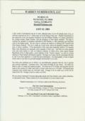 Warden Numismatics, LLC FPL 2: List #2, 2001