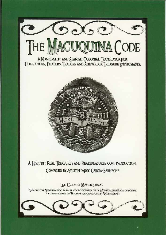 Macuquina Code, Spain-Eng coin term translator, signed!